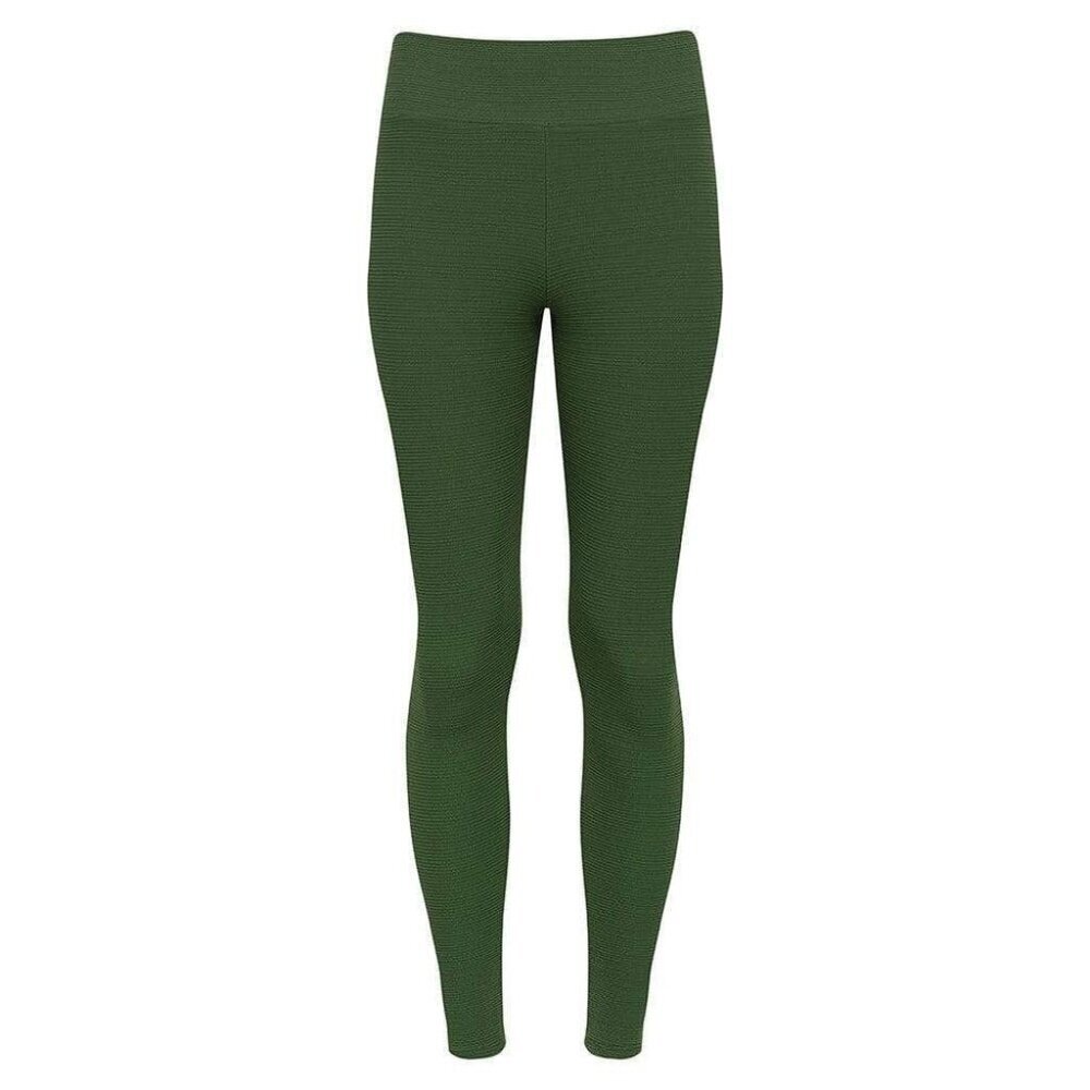 Montce Olive Green Micro Scrunch Classic Legging - Picture 2 of 5